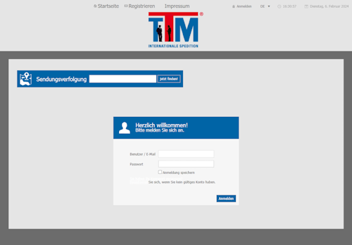 Order entry Mannheim