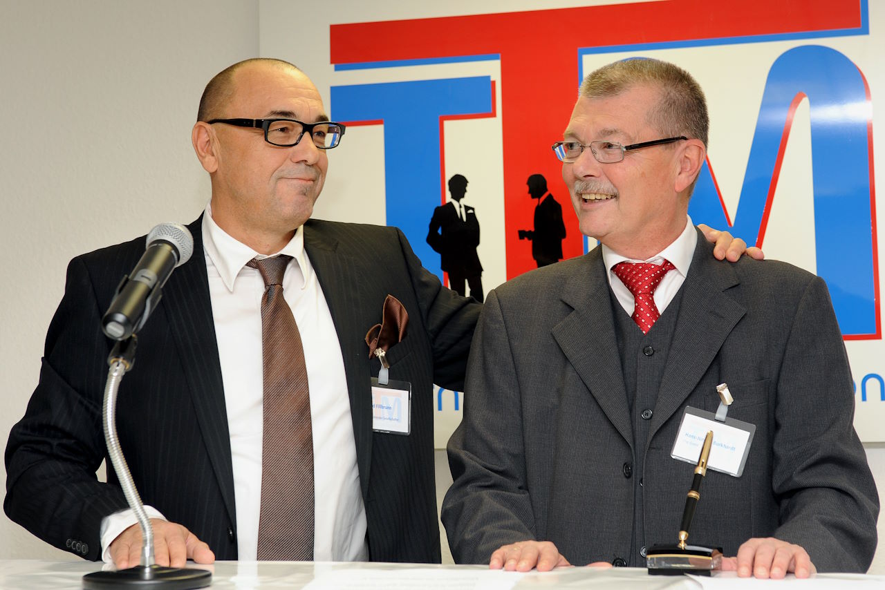 Firmengründer: Herrn Fillbrunn und Herrn Burkhardt.